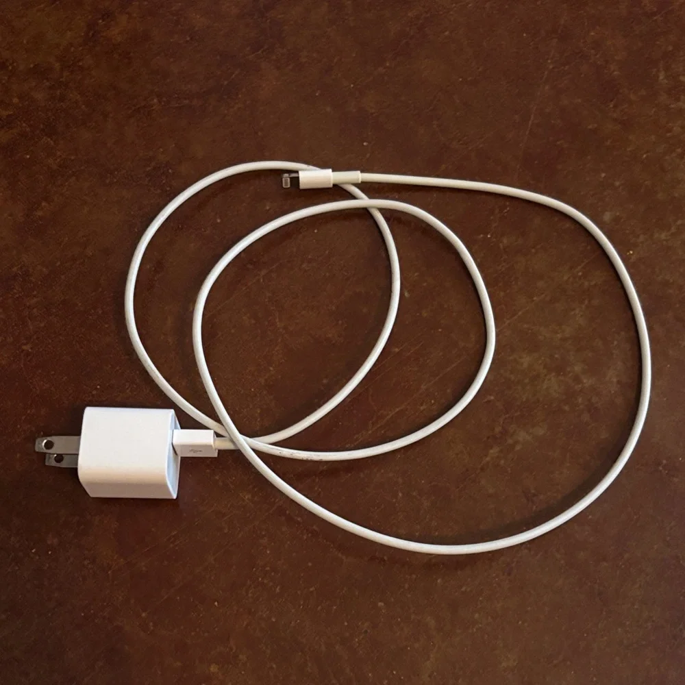 Apple White USB Charger and Cable